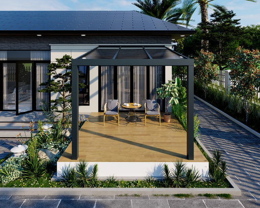 Veranda Anthracite Opal Polycarbonate