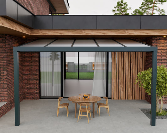 Veranda Anthracite Milky Glass