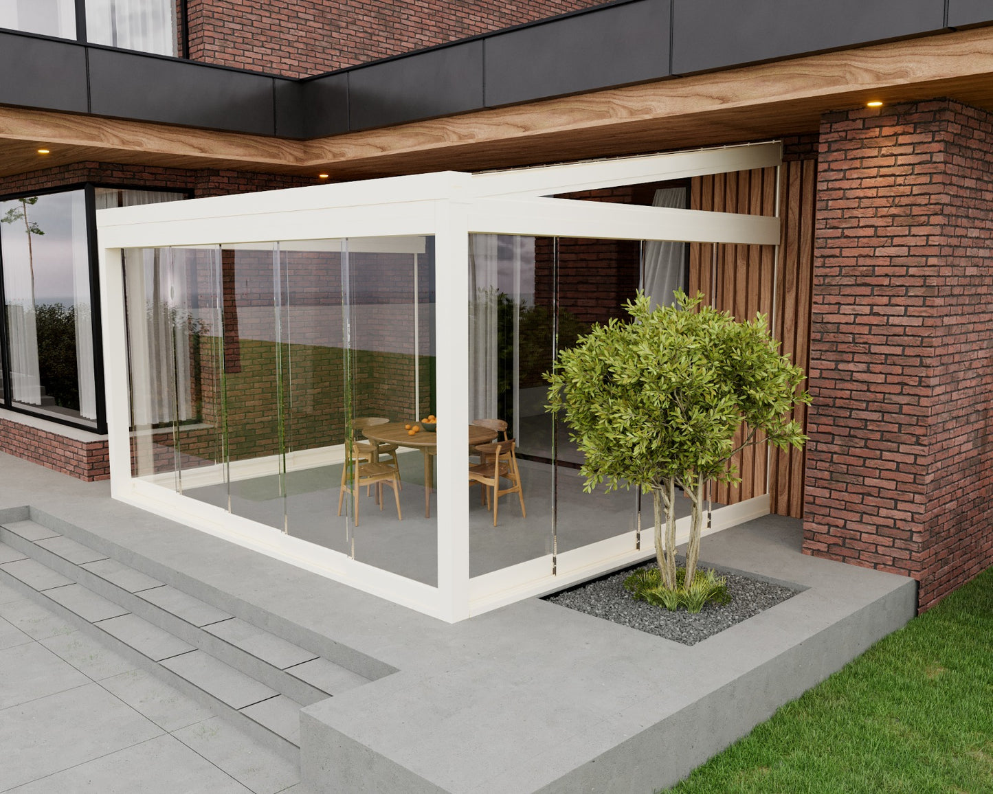 Sliding System White