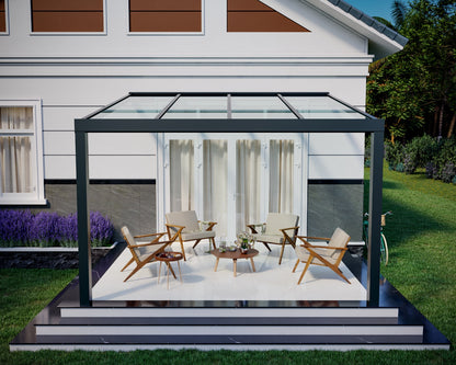 Veranda Anthracite Clear Glass