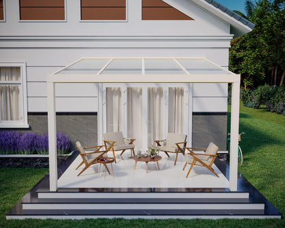Veranda White Clear Glass