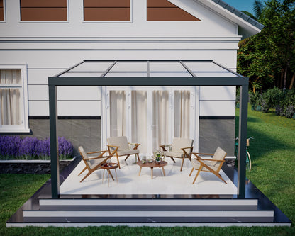 Veranda Anthracite Opal Polycarbonate
