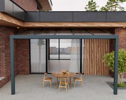 Veranda Anthracite Opal Polycarbonate