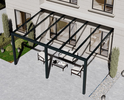 Veranda Anthracite Clear Glass