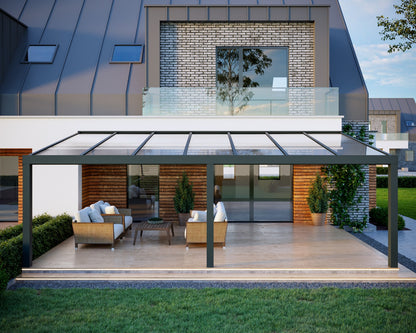 Veranda Anthracite Opal Polycarbonate