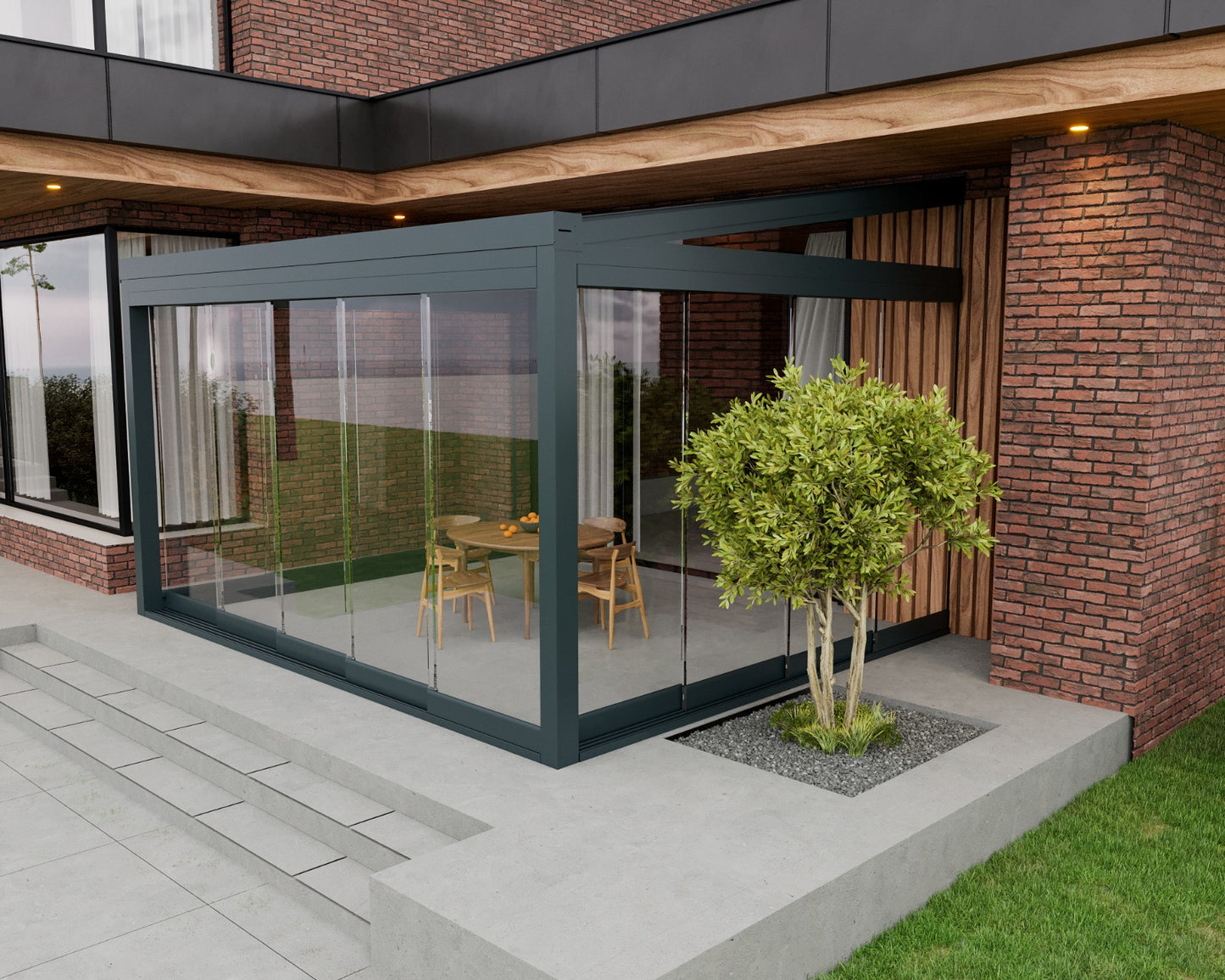 Sliding System Anthracite